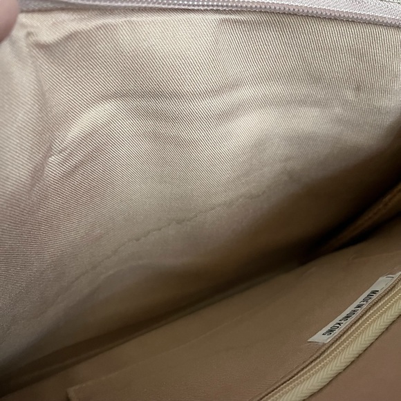 Vintage 70s double sided art straw handbag hand painted floral pastel - Picture 15 of 16